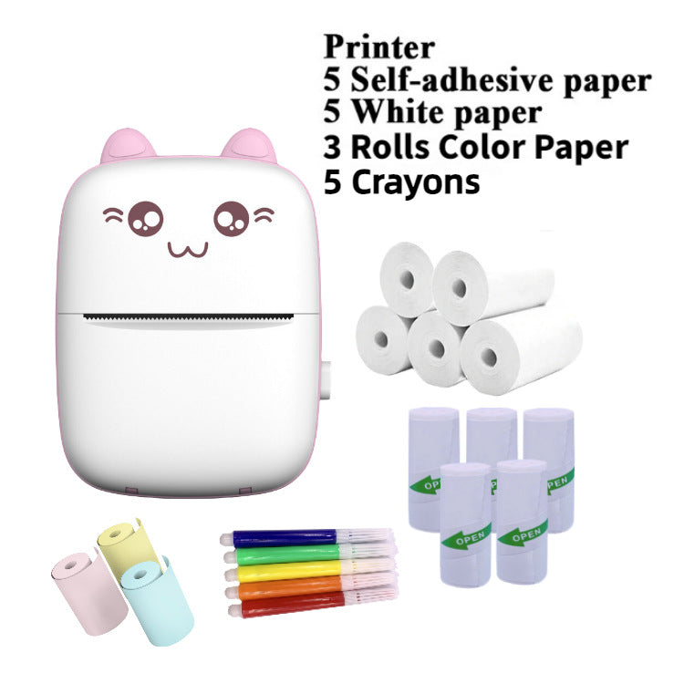 C9 Cartoon Wireless Label Printer/Miniprintteri