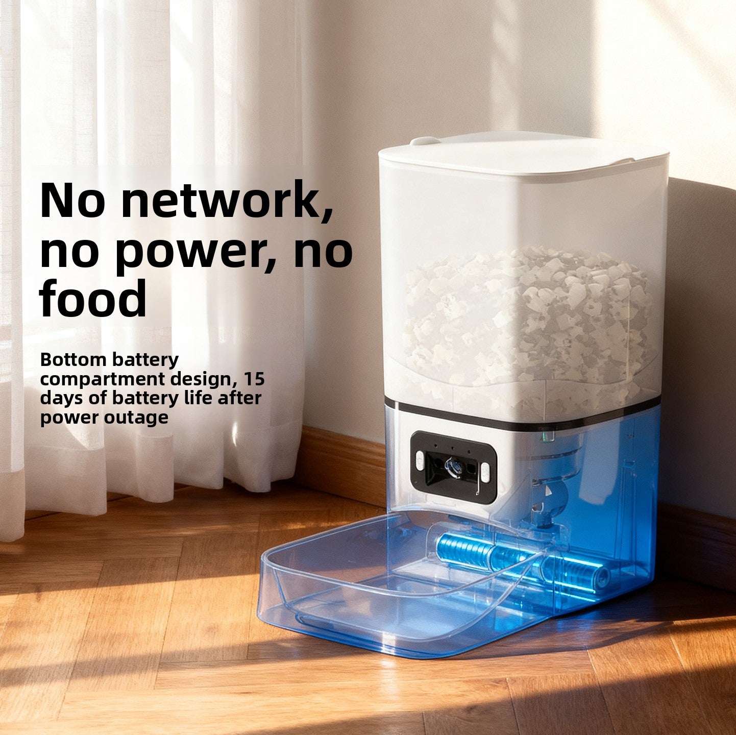 Pet Intelligent Visible Feeding Device/Automaattinen ruokinta lemmikille